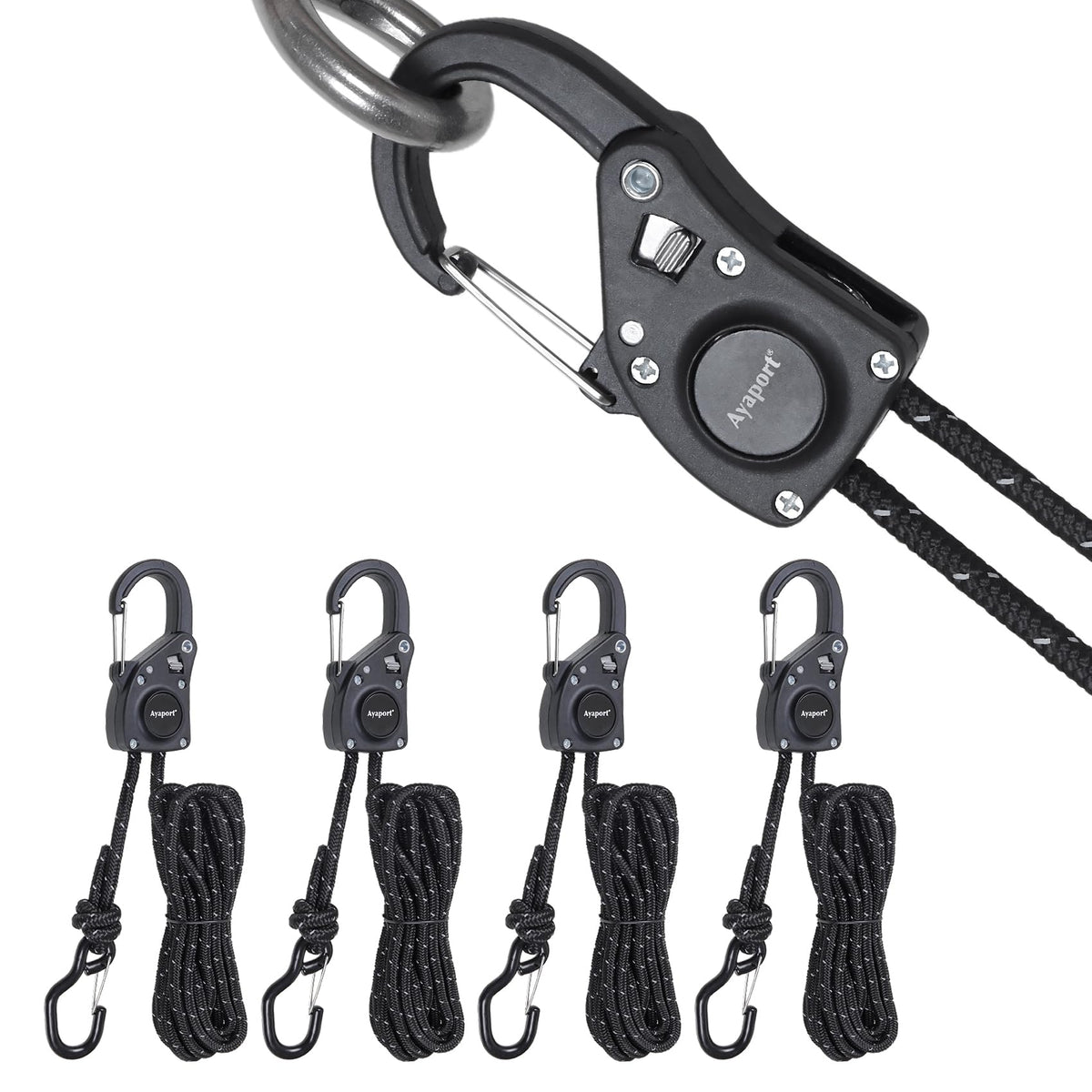 Ayaport front packaging showing 4-pack and key benefits