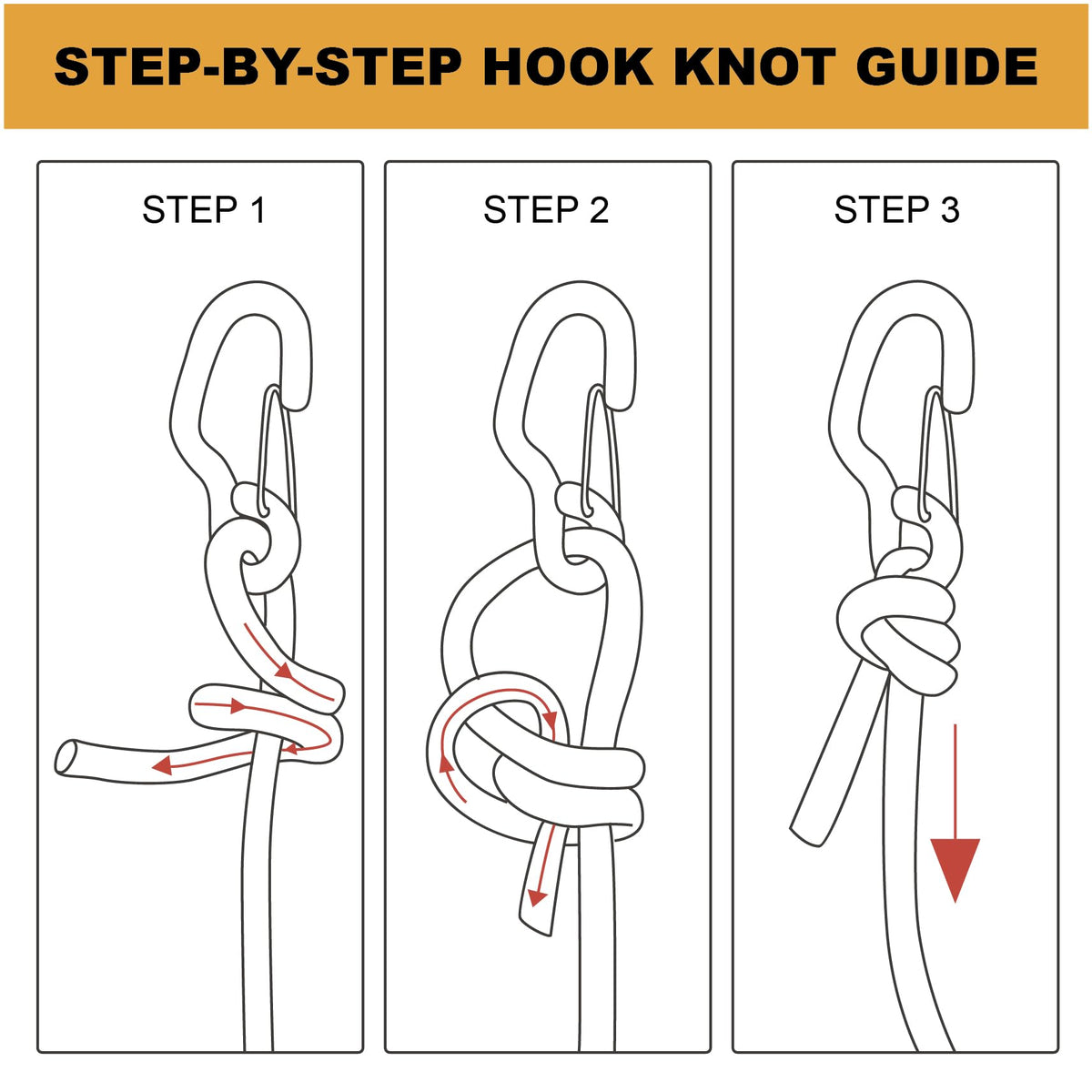 Ayaport rope and ratchet in hand showing compact size and control