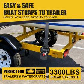 Ayaport next to ruler showing 2in by 8ft strap size for correct fit planning