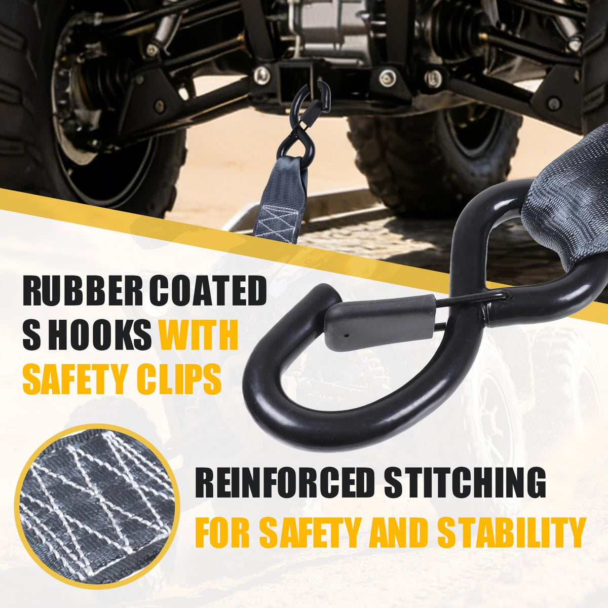 Ayaport extra soft loop protectors around frame, preventing scratches and cushioning contact