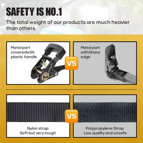 Ayaport straps in a truck bed holding cooler illustrating secure cargo restraint