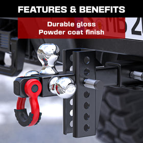 Ayleid anti-theft locking pins set installed to secure the mount and prevent theft