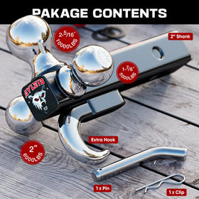 Ayleid hook and locking pin detail showing hardware for quick secure attachment