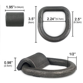 AYMMIC size comparison next to tape measure showing 1/2 inch shank and scale