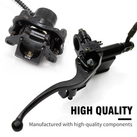 Aynaxcol brake hose and fittings showing length and connectivity for fitment