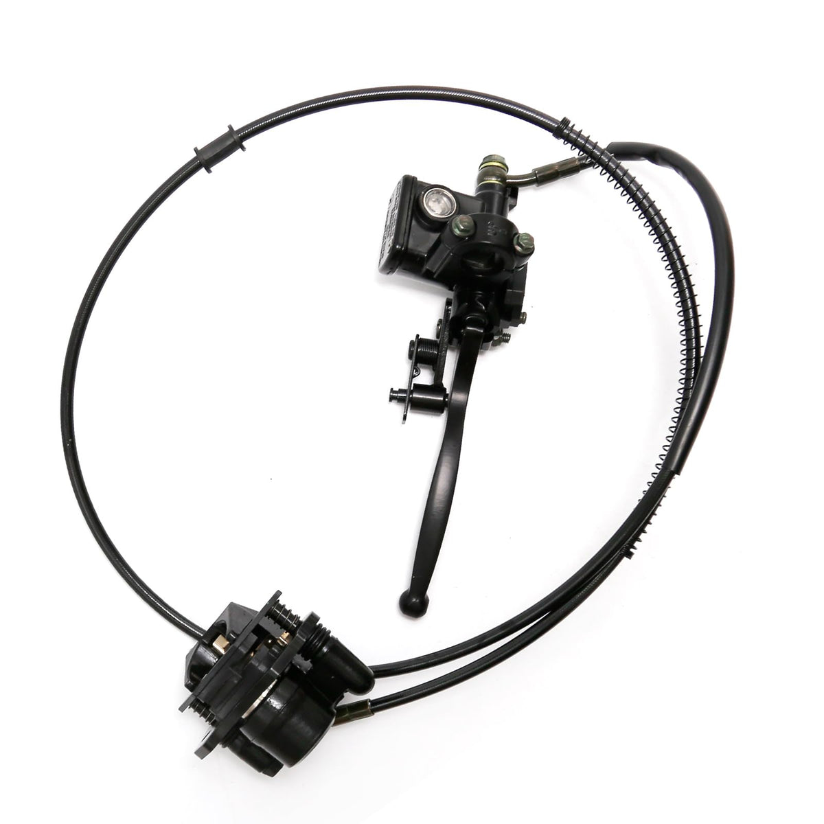 Aynaxcol packaged unit contents showing single caliper ready for installation