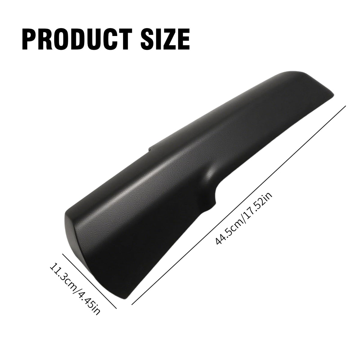 Aynaxcol right mirror cover side profile illustrates contour for precise alignment