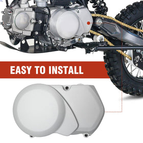 Aynaxcol installed on a small dirt-bike engine demonstrating protective fit