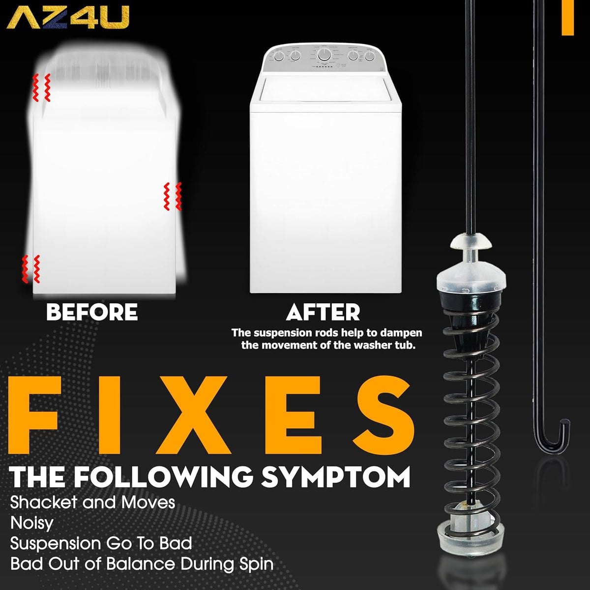 AZ4U repair tools and kit staged for a straightforward DIY washer fix advantage