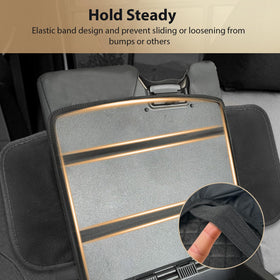 AZEAM cover on seat next to ruler showing size and scale fit