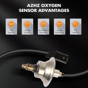 AZHZ oxygen sensor installed under hood demonstrating direct-fit replacement benefit
