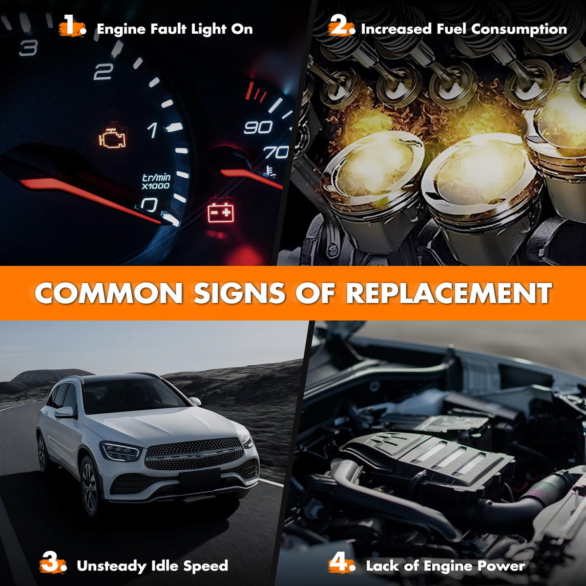 AZHZ oxygen sensor in garage repair setting showing practical replacement advantage