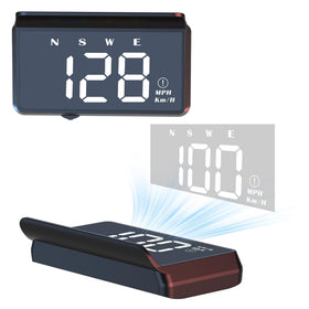 AZIJYV HUD front display showing clear speed readout and safer driving