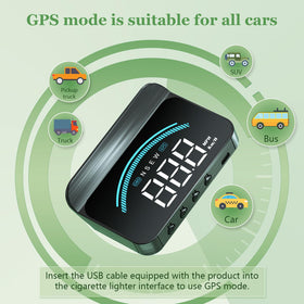 AZIJYV M11 OBD cable connected under dashboard for direct vehicle data