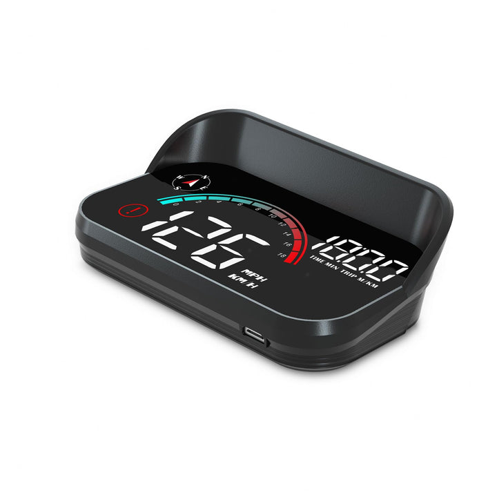 AZIJYV M22 front display showing clear speed readout for safer driving