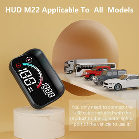 AZIJYV M22 flashing overspeed alert to help maintain legal speed