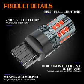 AZQOP close-up of 3030 SMD LED array highlighting brighter light