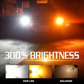 AZQOP 3047 bulb close-up highlighting lens detail for brighter signaling