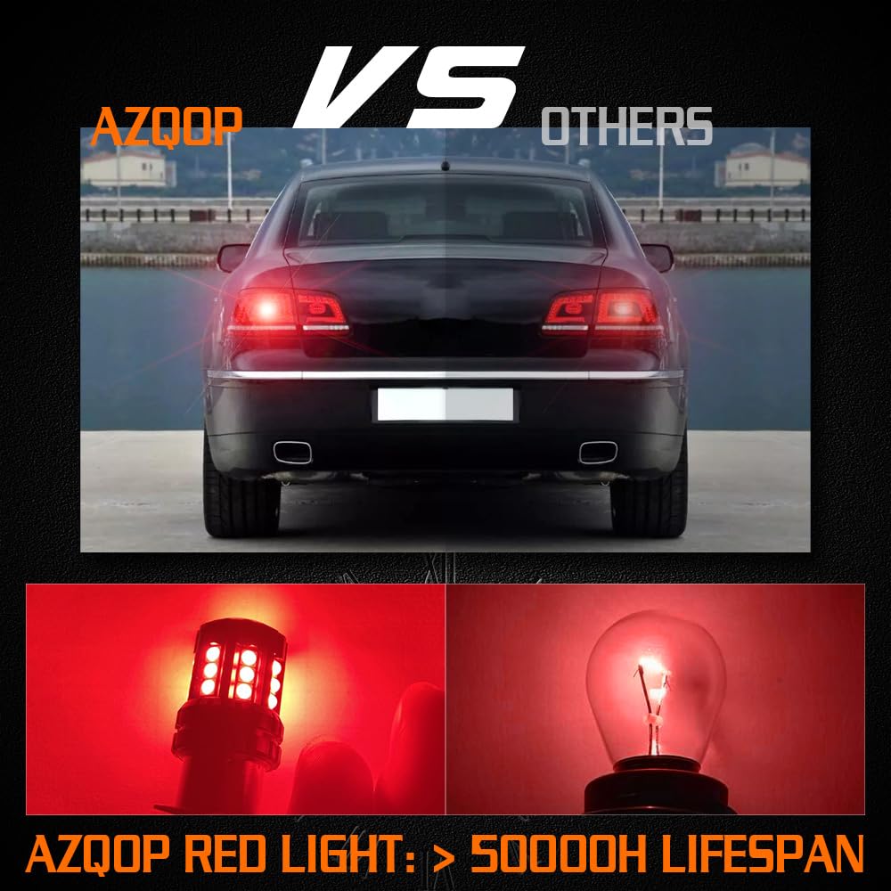 AZQOP LED installed in Ford F150 tail light showing improved visibility to following drivers