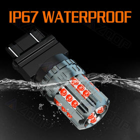 AZQOP illuminated brake light at night showing clearer red signal and faster response