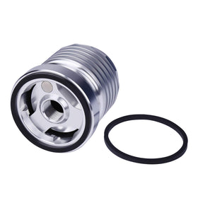 Azumka filter installed on Harley engine demonstrating direct-fit convenience