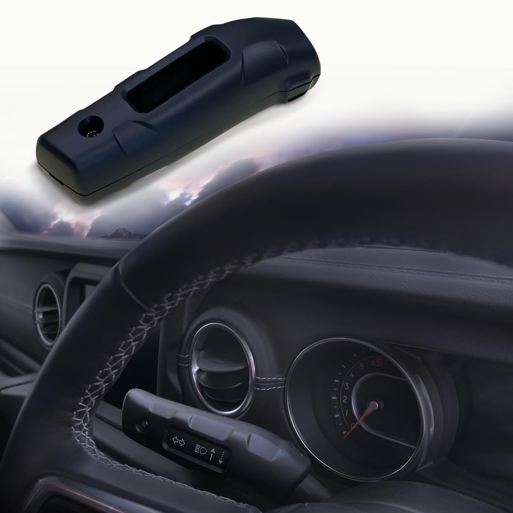 AZUTO front view of turn signal extension showing fit and ergonomic reach benefit