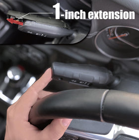 AZUTO textured matte black finish detail that reduces glare and matches interior