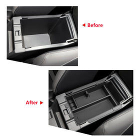 AZZIGO lifestyle image in Crosstrek interior demonstrating tidy cabin benefit