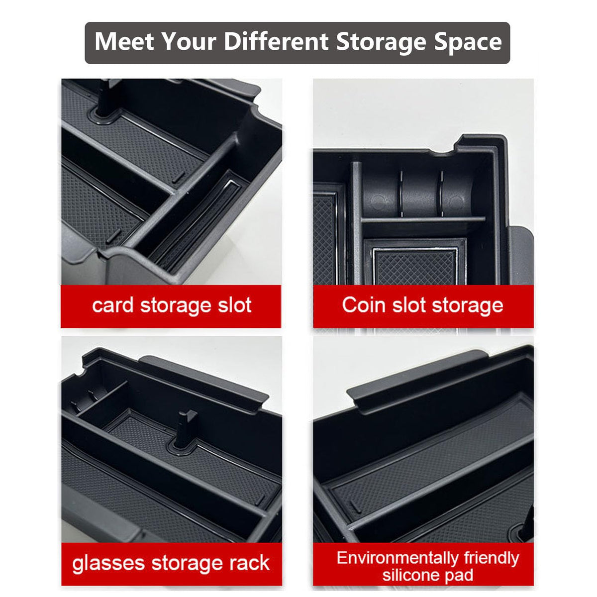 AZZIGO organizer next to wallet and sunglasses showing space-saving benefit