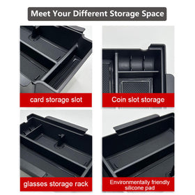 AZZIGO organizer next to wallet and sunglasses showing space-saving benefit