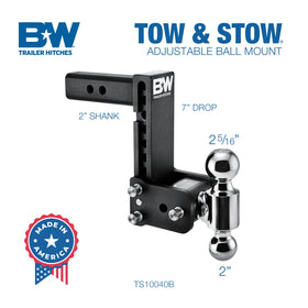 B&W close-up of rotating ball assembly highlighting quick ball-size change benefit