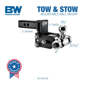 B&W tow & stow close up of powder coat finish for corrosion protection