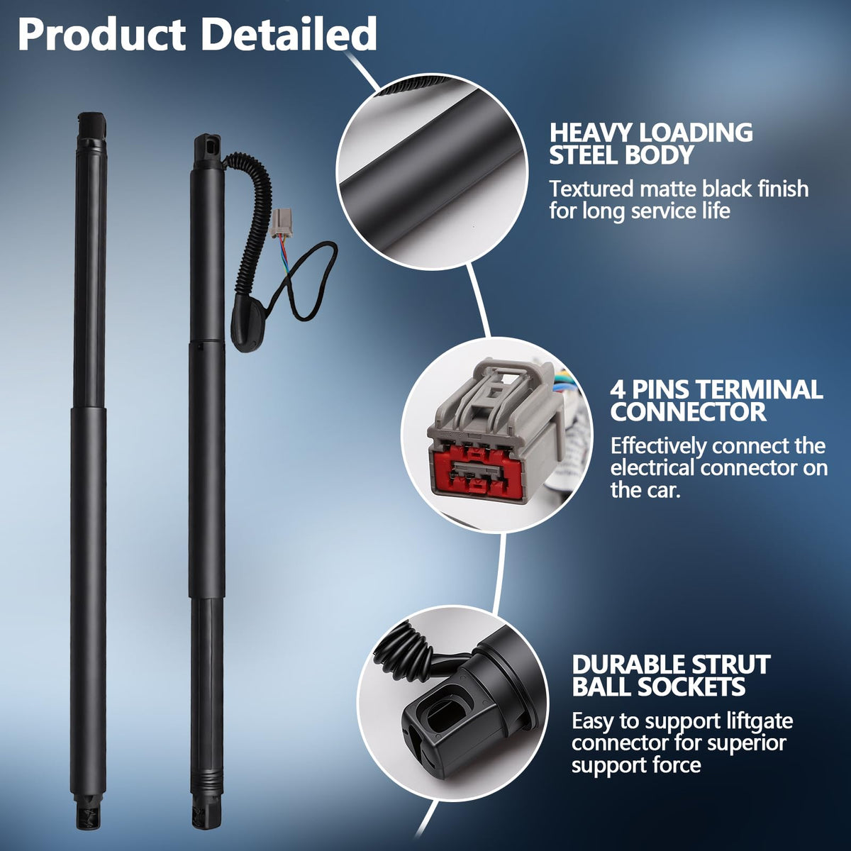 B.ZSSY detailed view of surface coating and electrical connector for corrosion protection