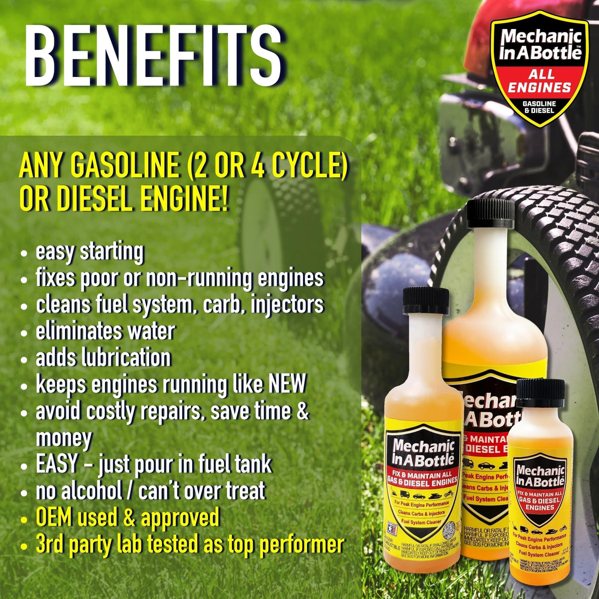 B3C Fuel Solutions before-and-after injector detail showing cleaner tips and restored spray