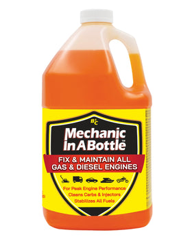 B3C Fuel Solutions gallon jug front view showing product and clear benefit: restores engines