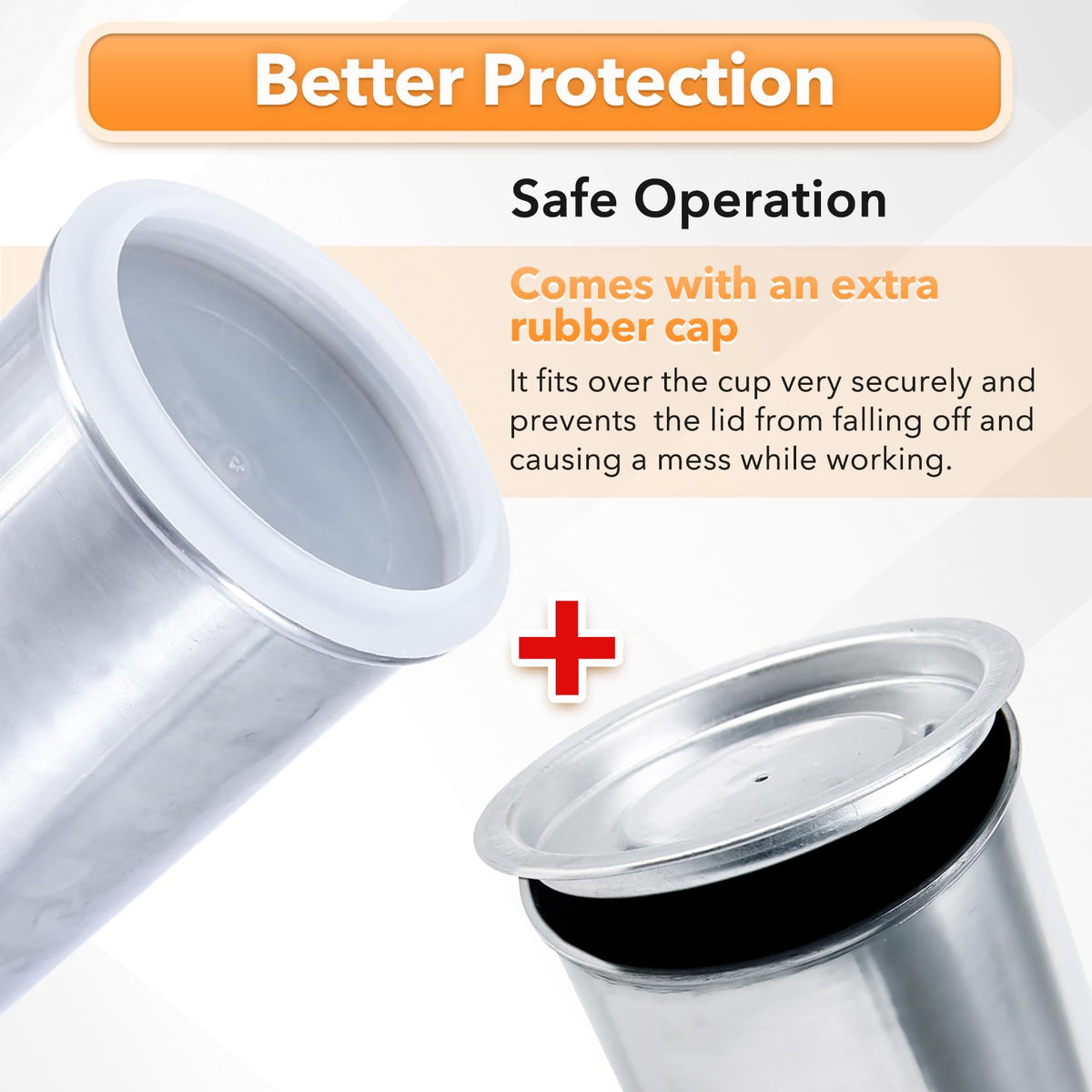 B4B BANG 4 BUCK 1000cc aluminum cup close up, large capacity reduces refills