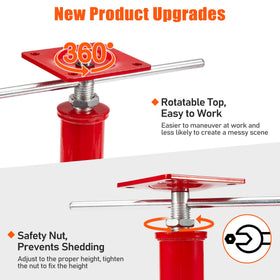 B4B BANG 4 BUCK threaded rod detail showing precise height adjustment
