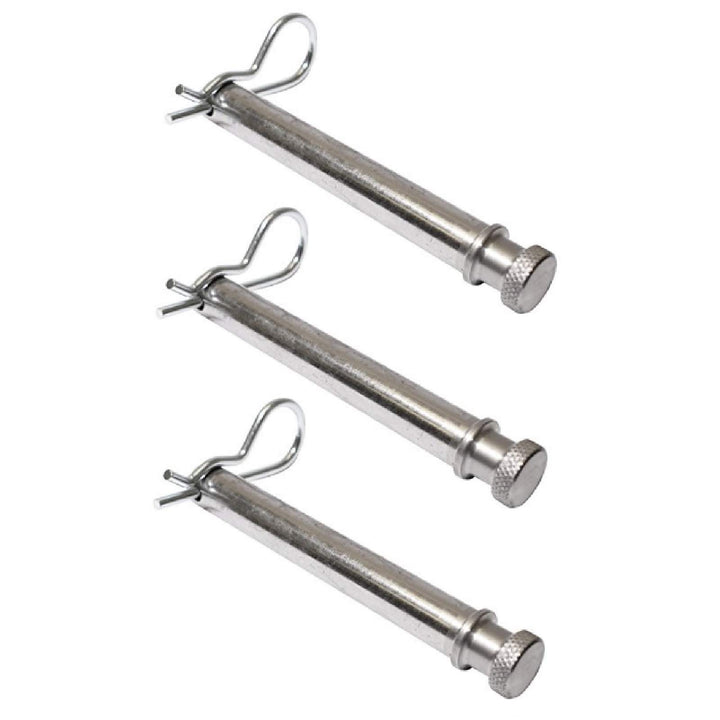 B&W TS35010 front view showing stainless pins and keeper clips, durable corrosion resistance
