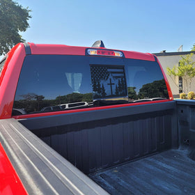 Babynora decal size comparison on Jeep Gladiator illustrating scale and coverage