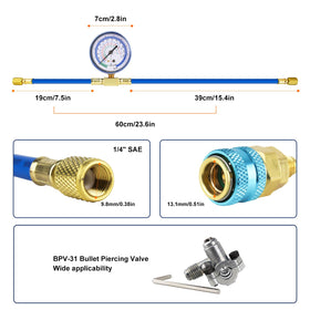 BACOENG heavy-duty hose and quick coupler enabling leak-resistant connections