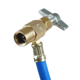 BACOENG hose beside ruler illustrating 42 cm length for reach and storage