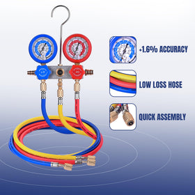 BACOENG closeup of large color dials for fast pressure reading benefit