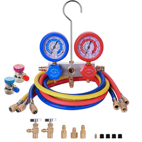 BACOENG manifold front view showing gauges and ports for quick identification and control