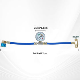 BACOENG pressure gauge closeup showing 0–100 PSI scale for accurate monitoring