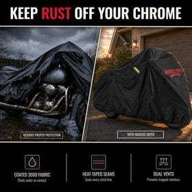 Badass Moto close-up of 12-layer fabric showing superior protection