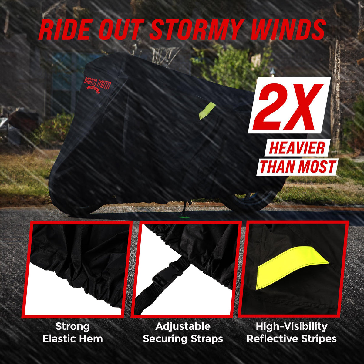 Badass Moto heat shield panel protecting exhaust areas