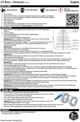 Bailcast boot next to ruler to show fit range and correct sizing benefit