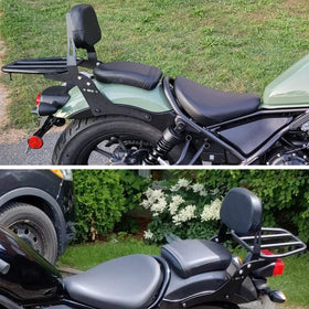 BAIONE Worldmotop passenger using backrest on ride showing added support benefit