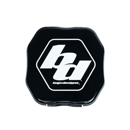 Baja Designs rock guard front view protecting squadron 2.0 lens, adds durable impact resistance