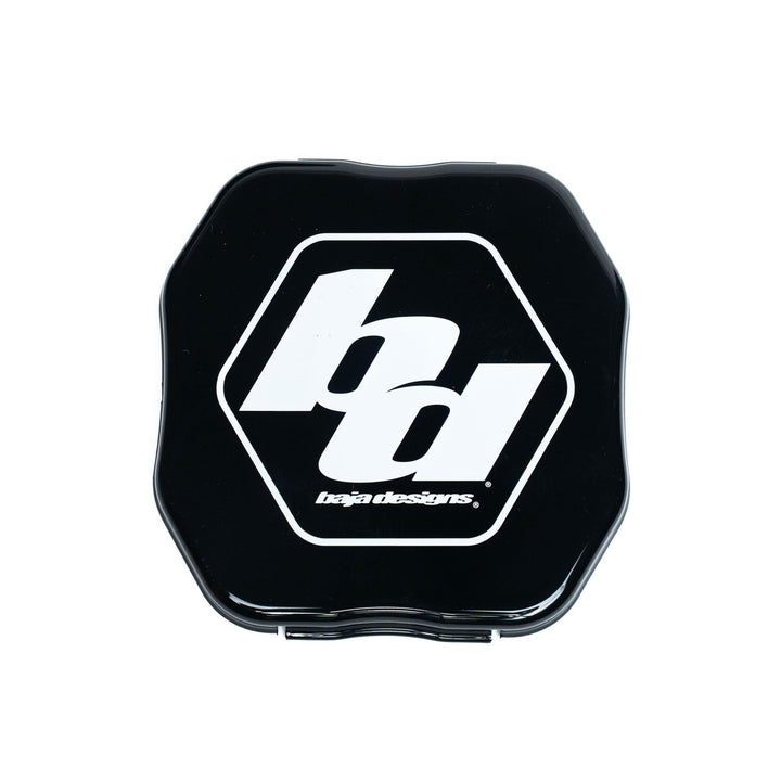 Baja Designs rock guard front view protecting squadron 2.0 lens, adds durable impact resistance